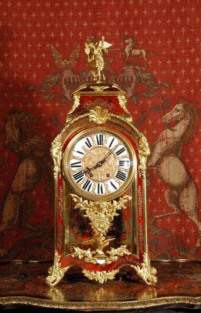 fig 1. ***** SOLD ***** Fine Antique French Boulle Bracket Clock.